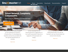 Tablet Screenshot of linuxmuster.net